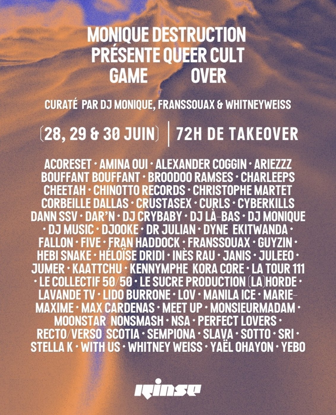 Rinse France, Queer Cult Takeover